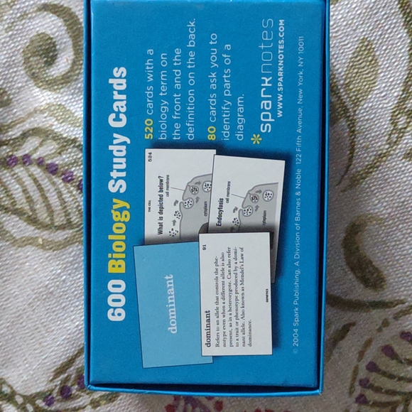 Biology study cards. Learn biology in a flash.  Study alone or with friends. - Picture 4 of 5